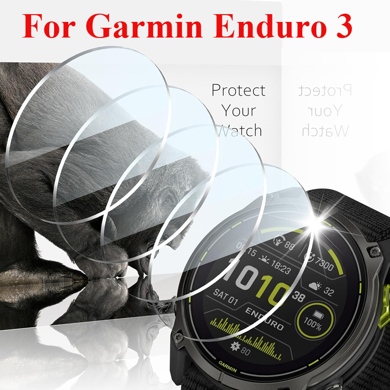 Garmin Smartwatch Accessories - Gehärtete Glasfolien für Garmin Enduro 3