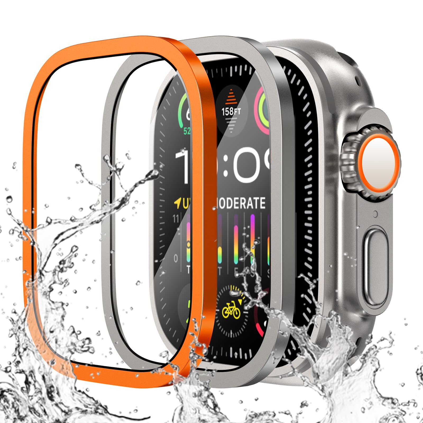 Smartwatch Straps & Accessories - Gehärtetes Glas für Apple Watch Ultra