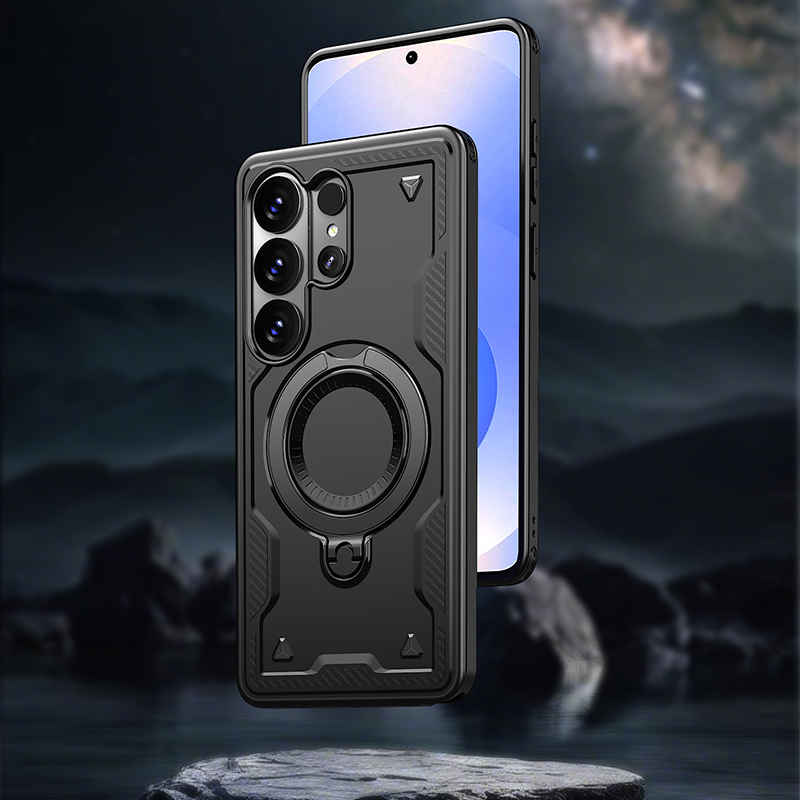 Magnetic Charging Stand - 360 ° Drehbarer Ständer Stoßfeste Handyhülle