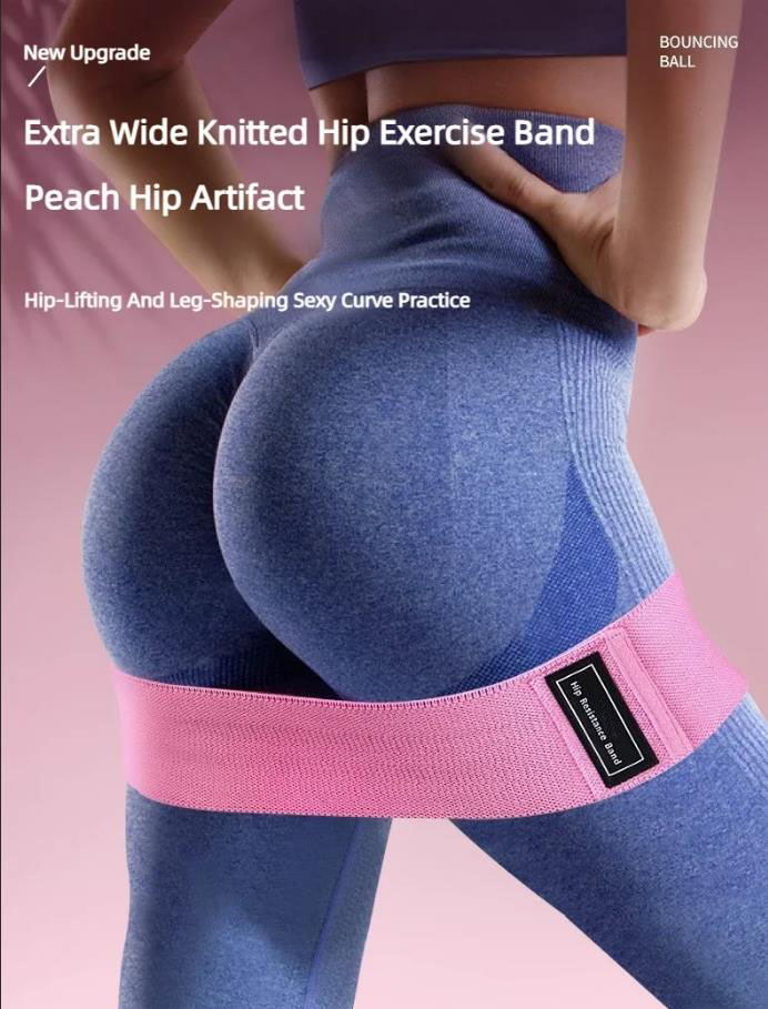 Milanaise Mesh Band - 3-teiliges Set Stoff-Widerstandsband für Hüfte und