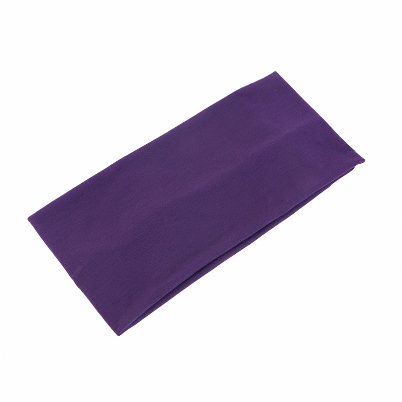 Milanaise Mesh Band - Einfarbiges Unisex-Stirnband, elastisches, breites Sport-Schweißband, Yoga,
