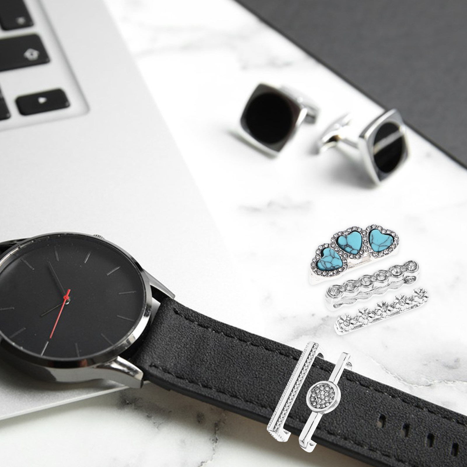 5-teiliges Premium-Legierungs- – Smartwatch Straps & Accessories Bewertung und Preis