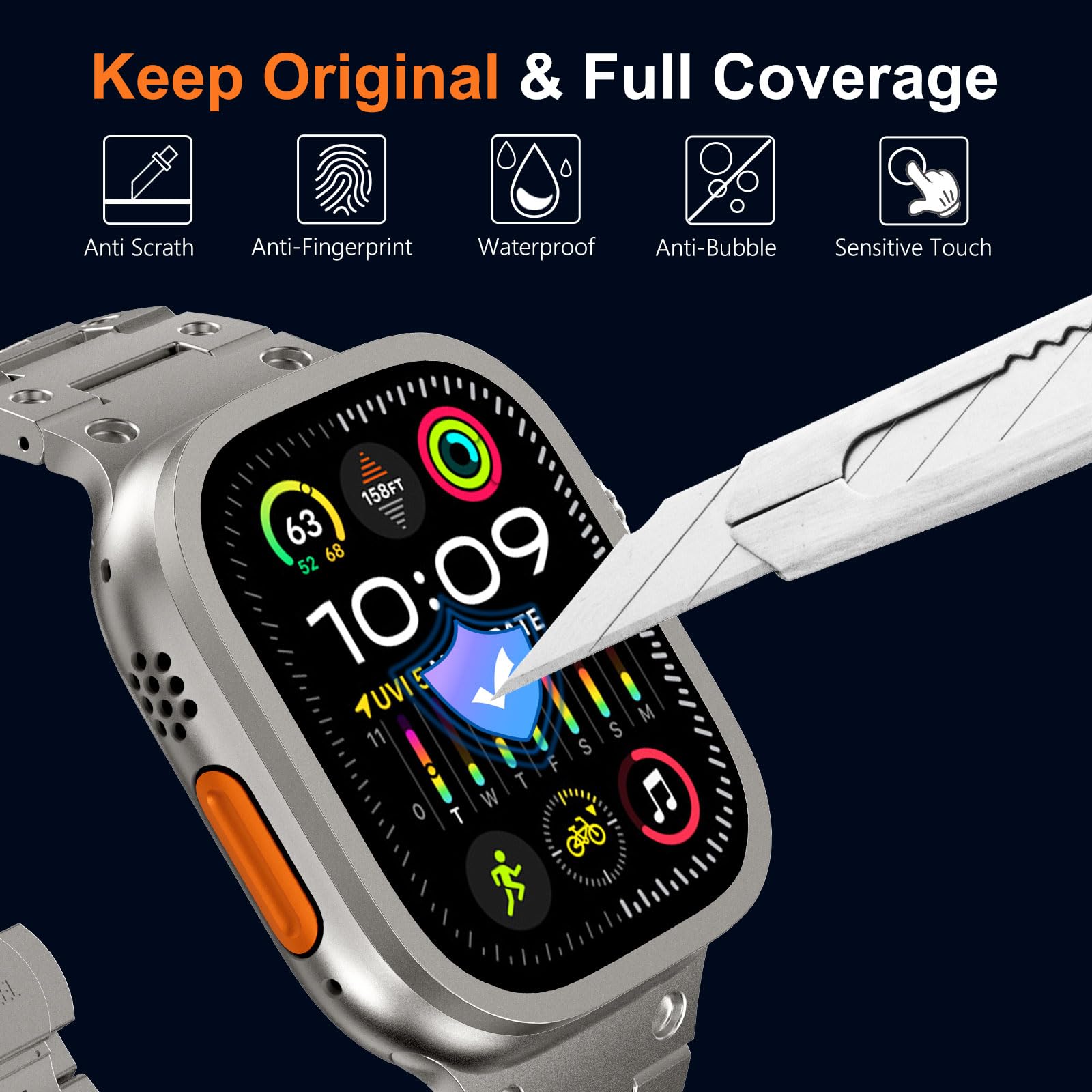 Gehärtetes Glas für Apple Watc – Smartwatch Straps & Accessories Bewertung und Preis