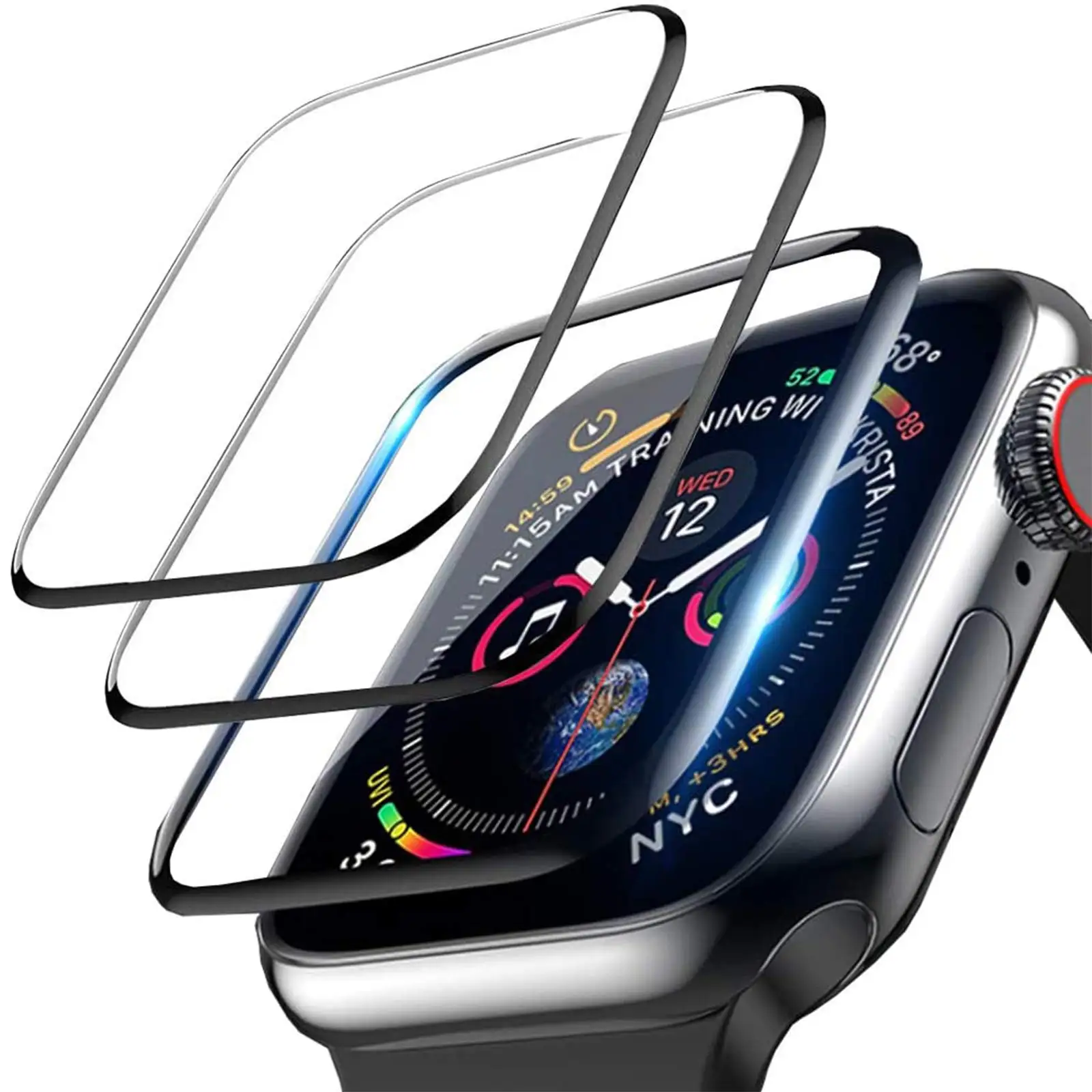 3D gehärtetes Glas für Apple W – Smart Watch Accessories Bewertung und Preis
