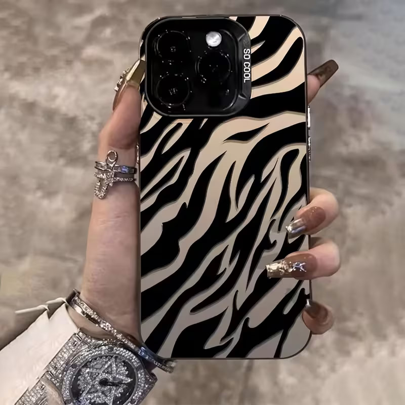 Zebra-Muster Schwarze Fortschr – Apple Iphone 15 Bewertung und Preis