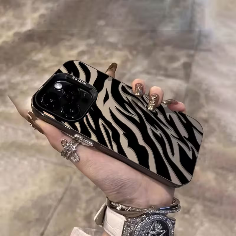 Zebra-Muster Schwarze Fortschr – Apple Iphone 15 Bewertung und Preis