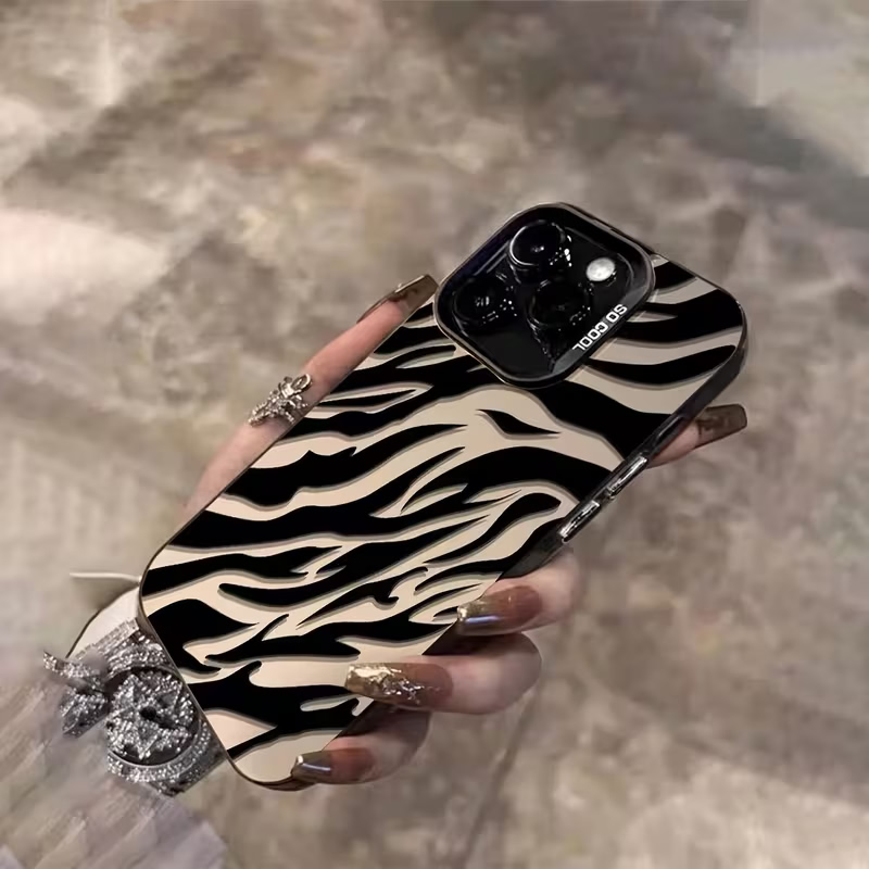 Zebra-Muster Schwarze Fortschr – Apple Iphone 15 Bewertung und Preis